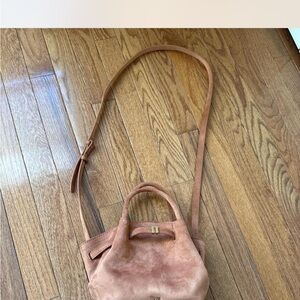 Jw PEI Tan Suede Women's Bag